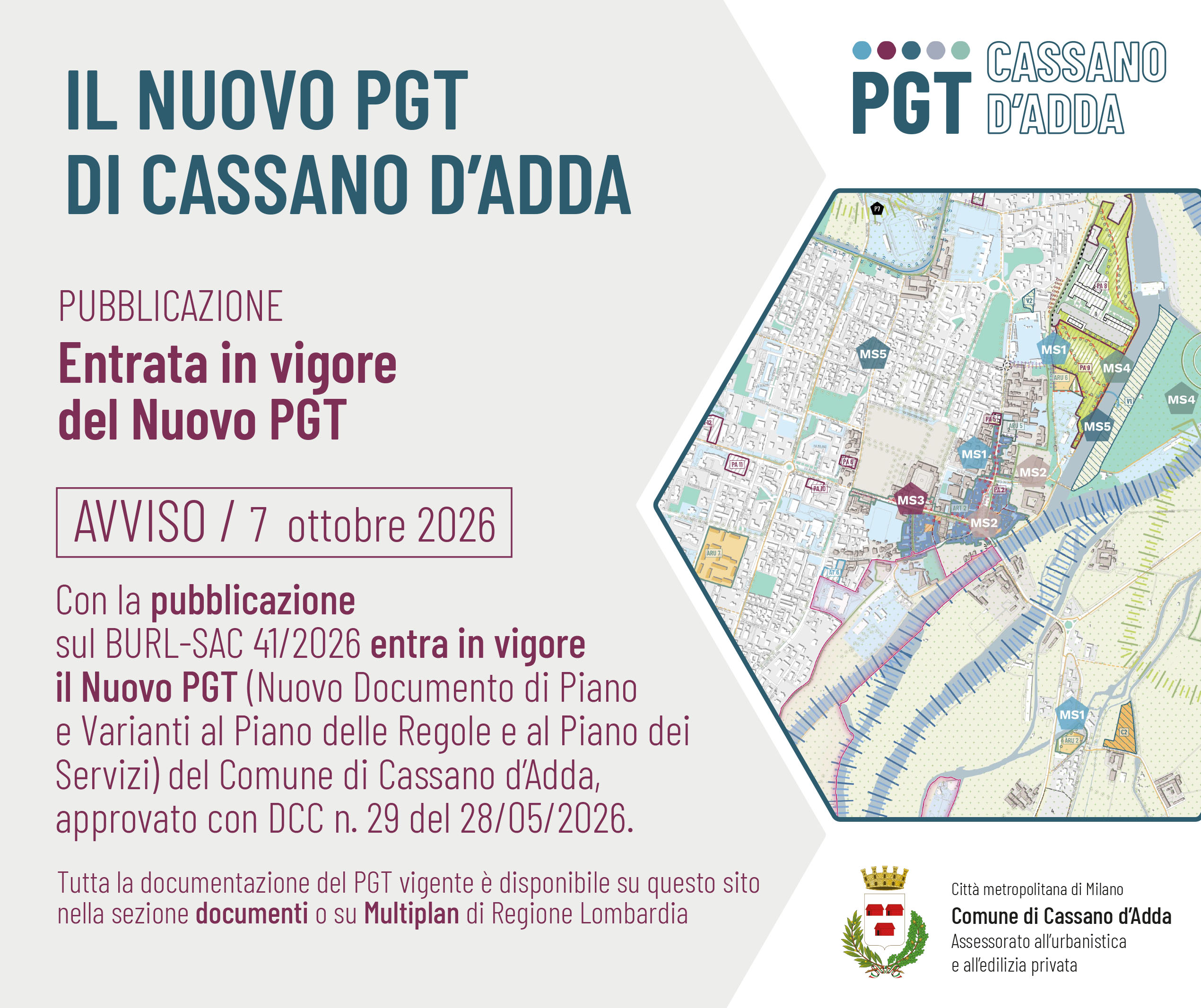 Vai al Nuovo PGT vigente